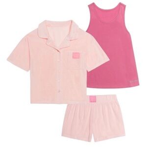 Calvin Klein Pink Pajama Set Soft and Comfortable